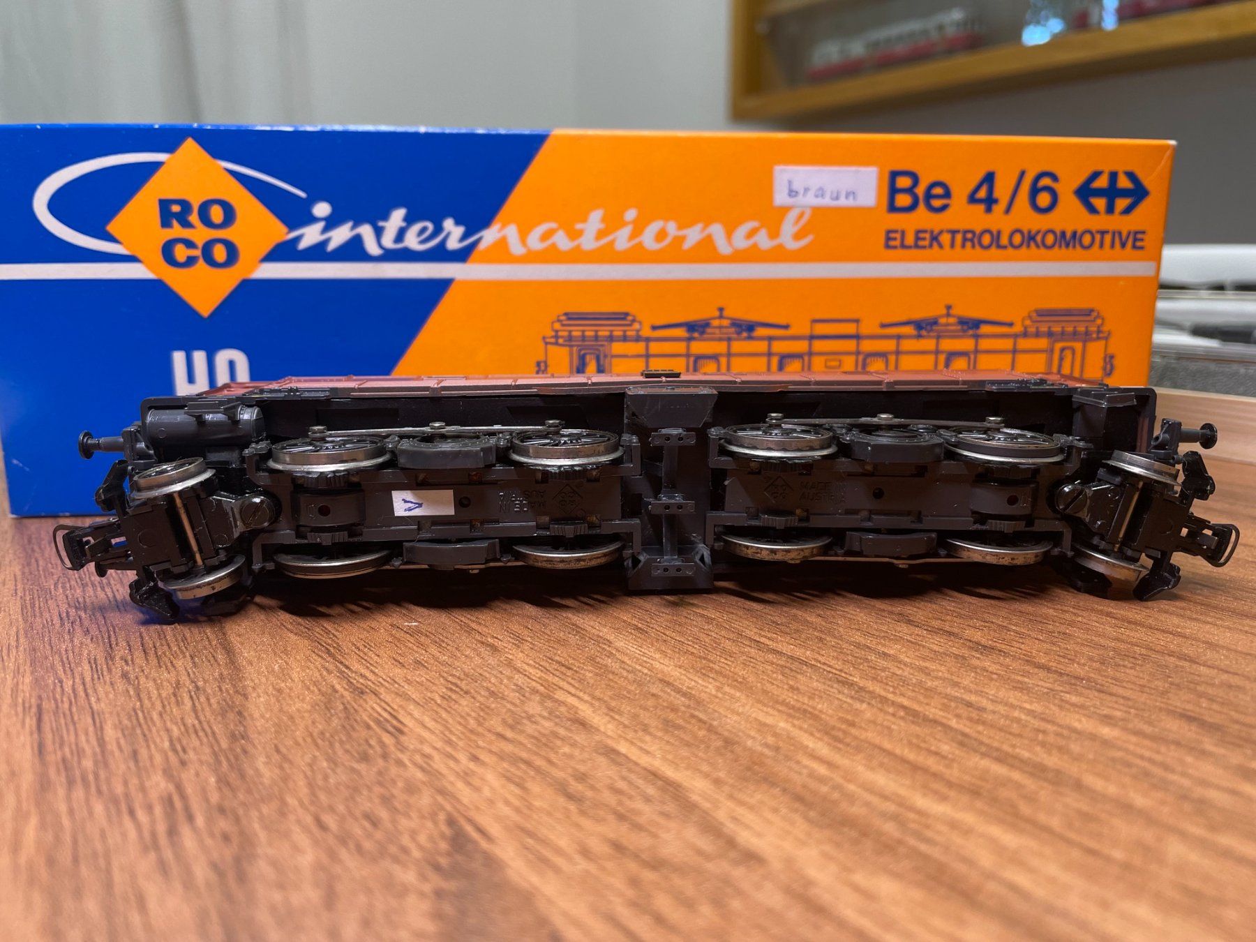 Roco Modellini di ferrovie: Roco SBB Be 4/6 braun in DC analog – Usato da Villmergen venduto da Mfritz 4