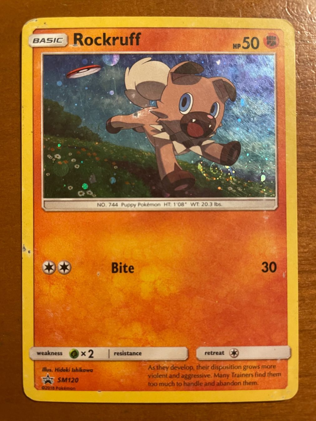 Pokémon Carte collezionabili: Pokemon Rockruff Holo 2018 (Versand gratis) – Usato da Chur venduto da Angerson
