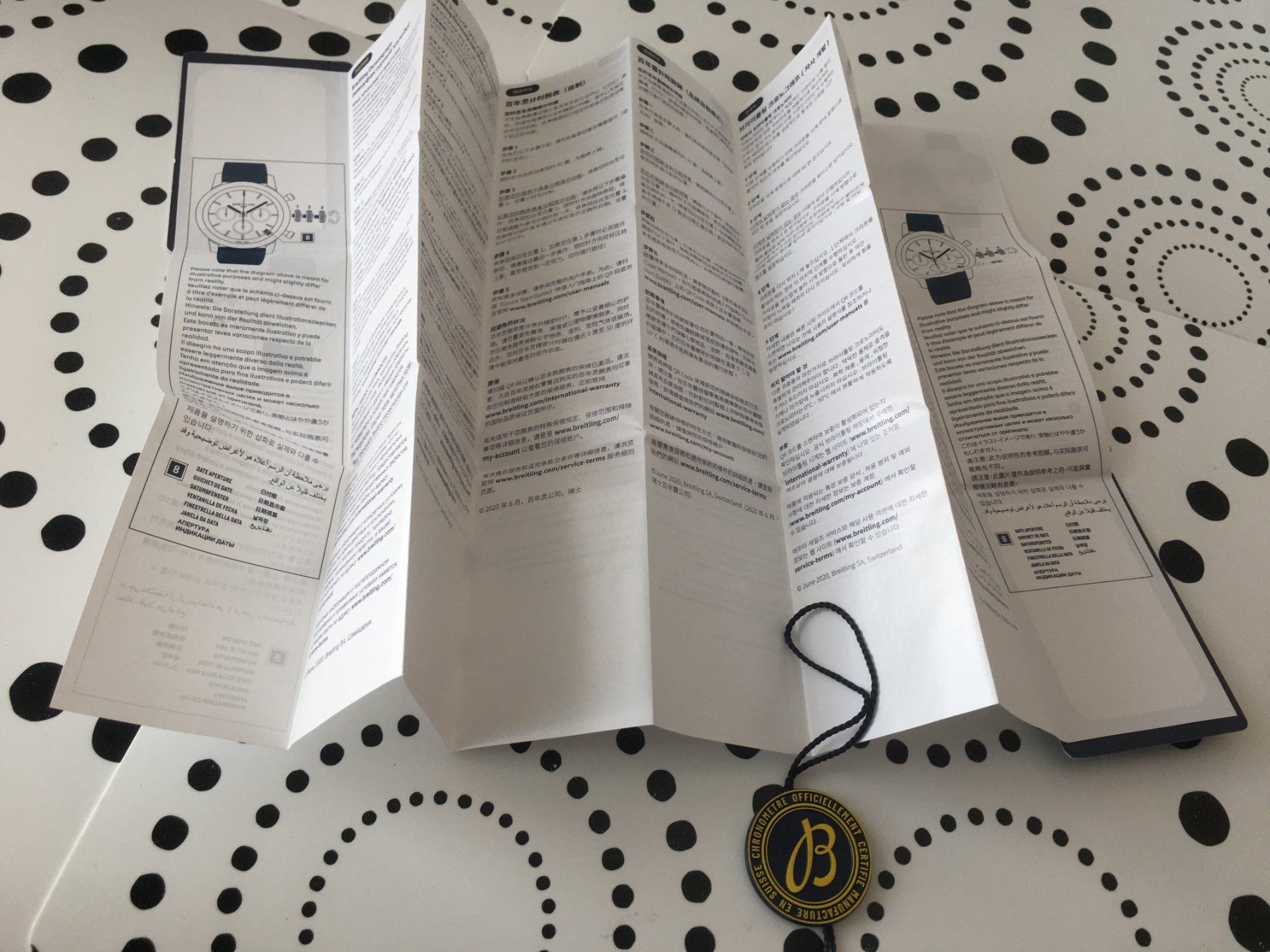 Breitling Documenti: BREITLING ORIG. - INSTRUCTION QUICK START GUIDE BOOKLET NEW – Nuovo (secondo la descrizione) da Epalinges venduto da dream-watch 4