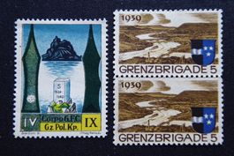 (m528) Grenztruppen  Wit Paar 23/1 + 240/1 **