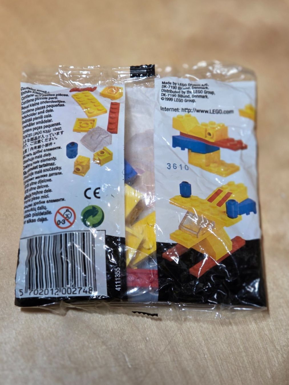 Lego Kit di costruzioni: LEGO 2155 Aircraft polybag – Nuovo e nell'imballaggio originale da Basadingen venduto da tot_59zf 1