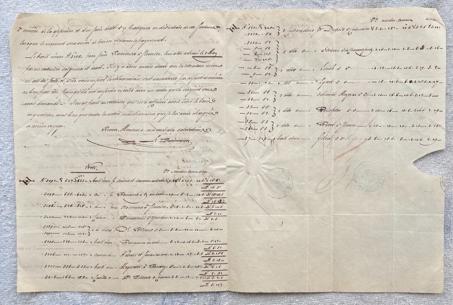 Documenti: HISTORISCHES HANDSCHRIFTLICHES DOKUMENT VON 1841 – Usato da Ostermundigen venduto da wini63 2
