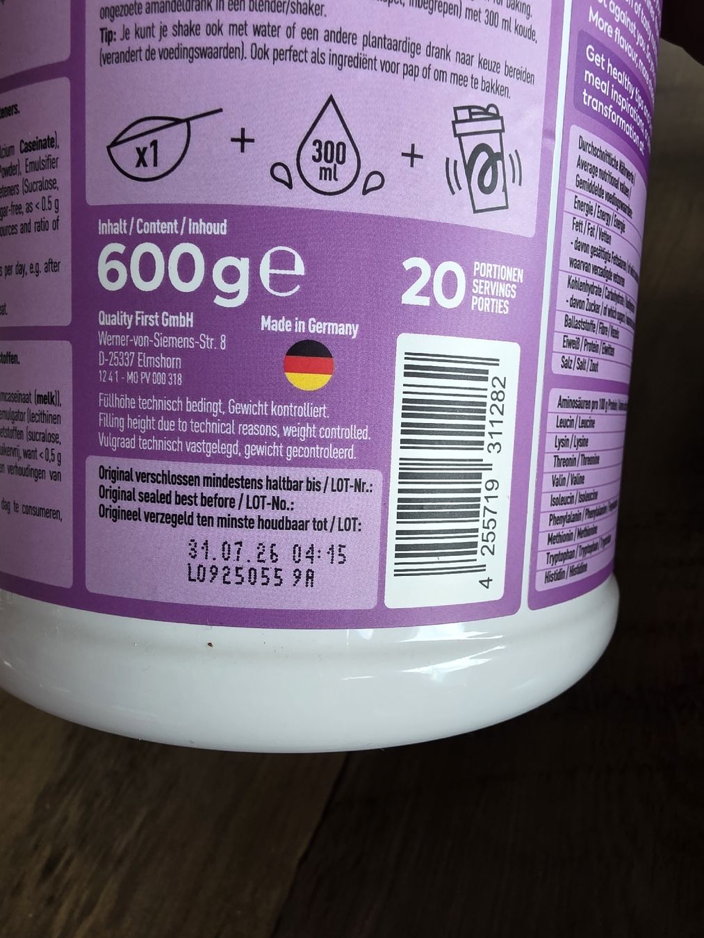 More Nutrition Cibi & Specialità: More Protein Milkshakestyle – Usato da Wichtrach venduto da Mtabea 2