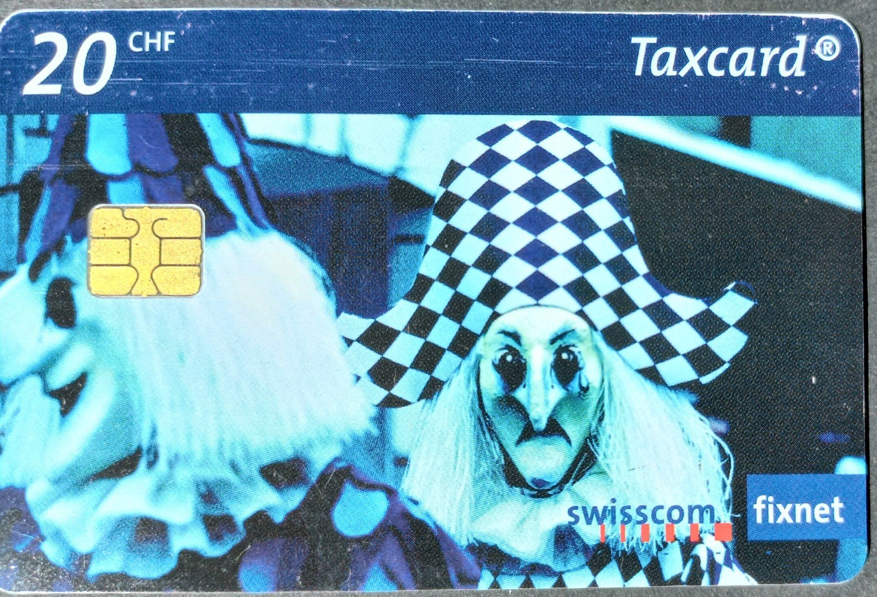 Swisscom Schede telefoniche: Taxcard - Basler Fastnacht - CH – Usato da Niederuzwil venduto da lubimaja