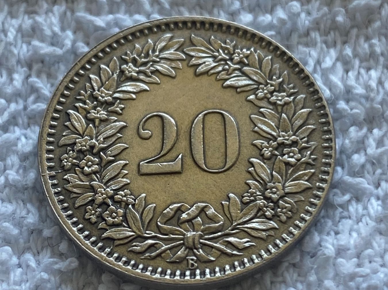 Tutti le monete: 20 centimes/rappen 1929 Abart – Usato da Nyon venduto da Ilmi09 1
