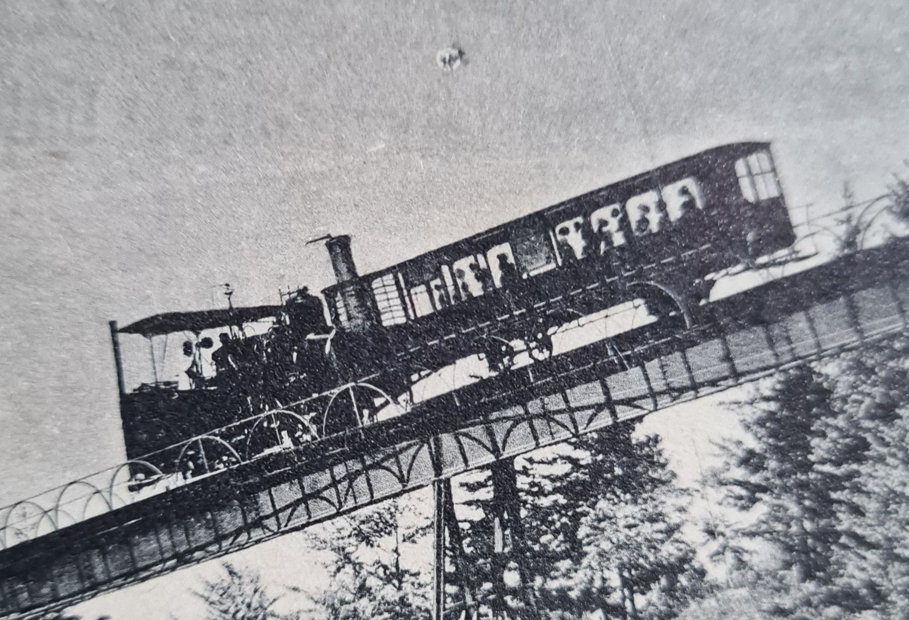 Cartoline postali: Rigibahn, Schnurtobelbrücke, Vitznau 1903 – Usato da Ebikon venduto da Donar50 1