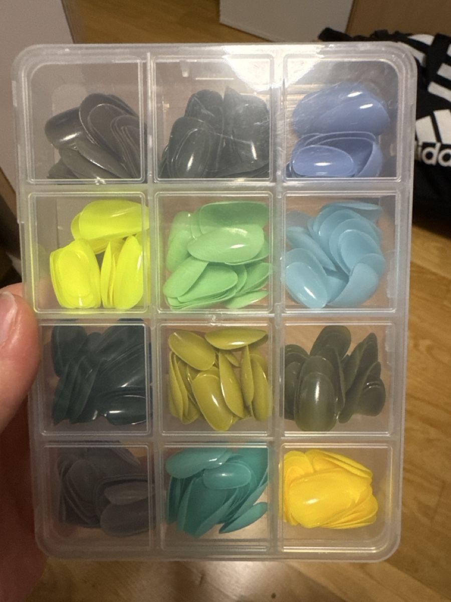 Unghie finte: Nagel-Set mit vielen Farben & Grössen, Neu – Nuovo e nell'imballaggio originale da Thun venduto da Vans_98