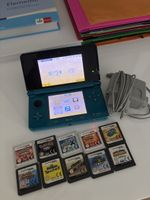 Nintendo 3ds mit 8 Spielen.