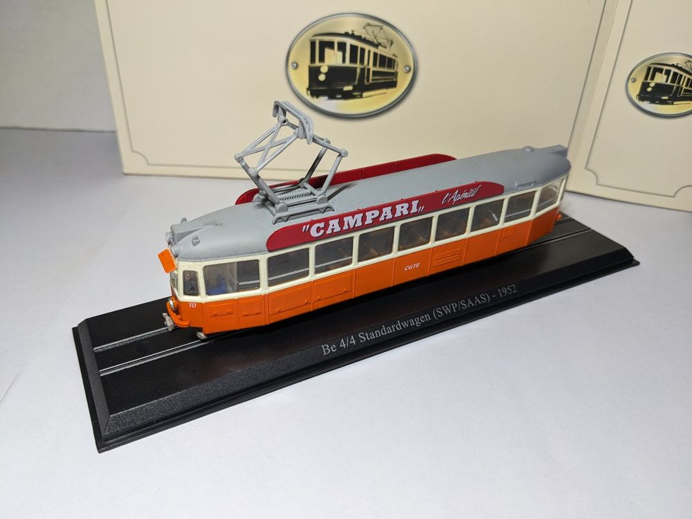 Atlas Edition Tram Be 4/4 1952 Campari 1/87 (D'occasion) à Gland pour ...