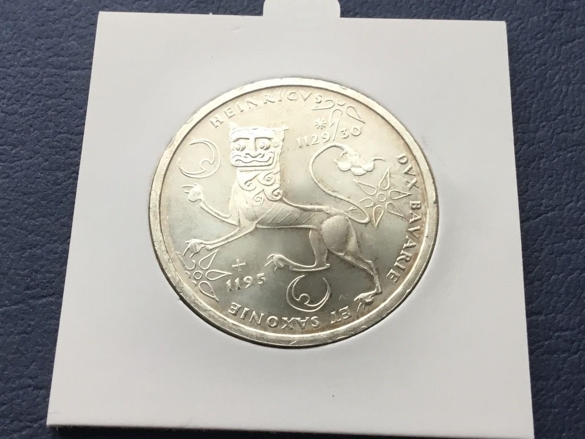 Alle Münzen: 10 Mark Silbermünze 1995 F – Neu (gemäss Beschreibung) aus St. Margrethen SG von alfapeugeot10