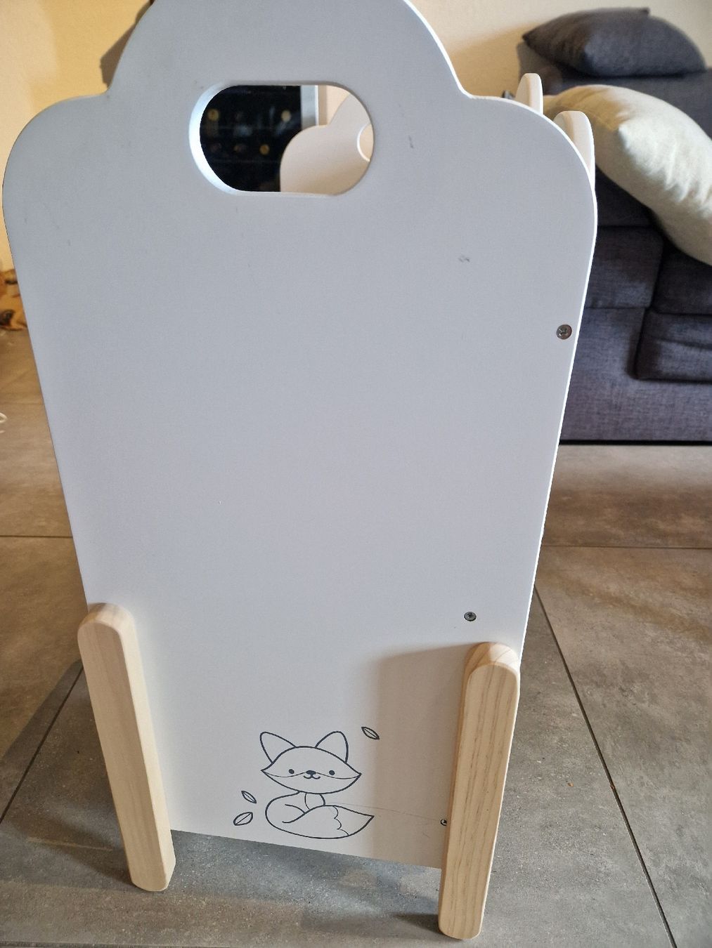 Allestimento di negozi e stand fieristici: Meuble de rangement enfant blanc avec bacs – Usato da Reverolle venduto da ama_5brg 2