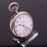 J. Assmann Glashütte Lépine Taschenuhr Silber