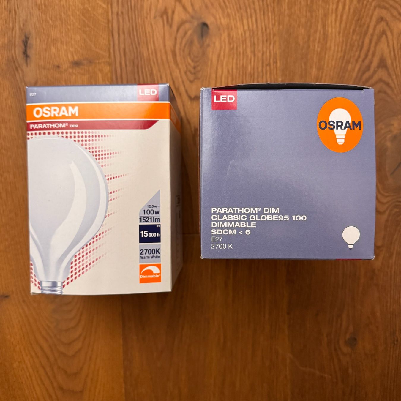 Osram Lampade: 2er Set OSRAM LED Lampe E27 warmweiss originalverpackt – Nuovo e nell'imballaggio originale da Balzers venduto da dassandro 3