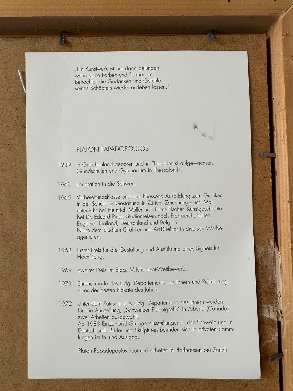 Posters & Illustrations: Ardini 527 :Modernes Bild mit Relief – D'occasion à Zürich par Peci007 4