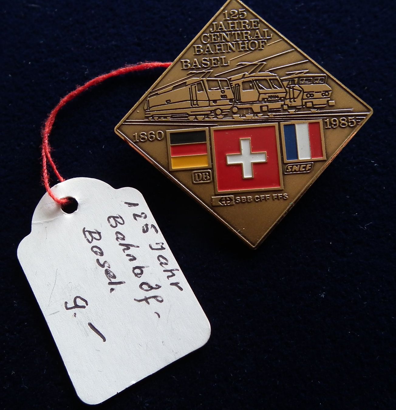 Medaglie: 125 Jahre Bahnhof Basel  Medaille – Usato da Kriens venduto da WULLU99