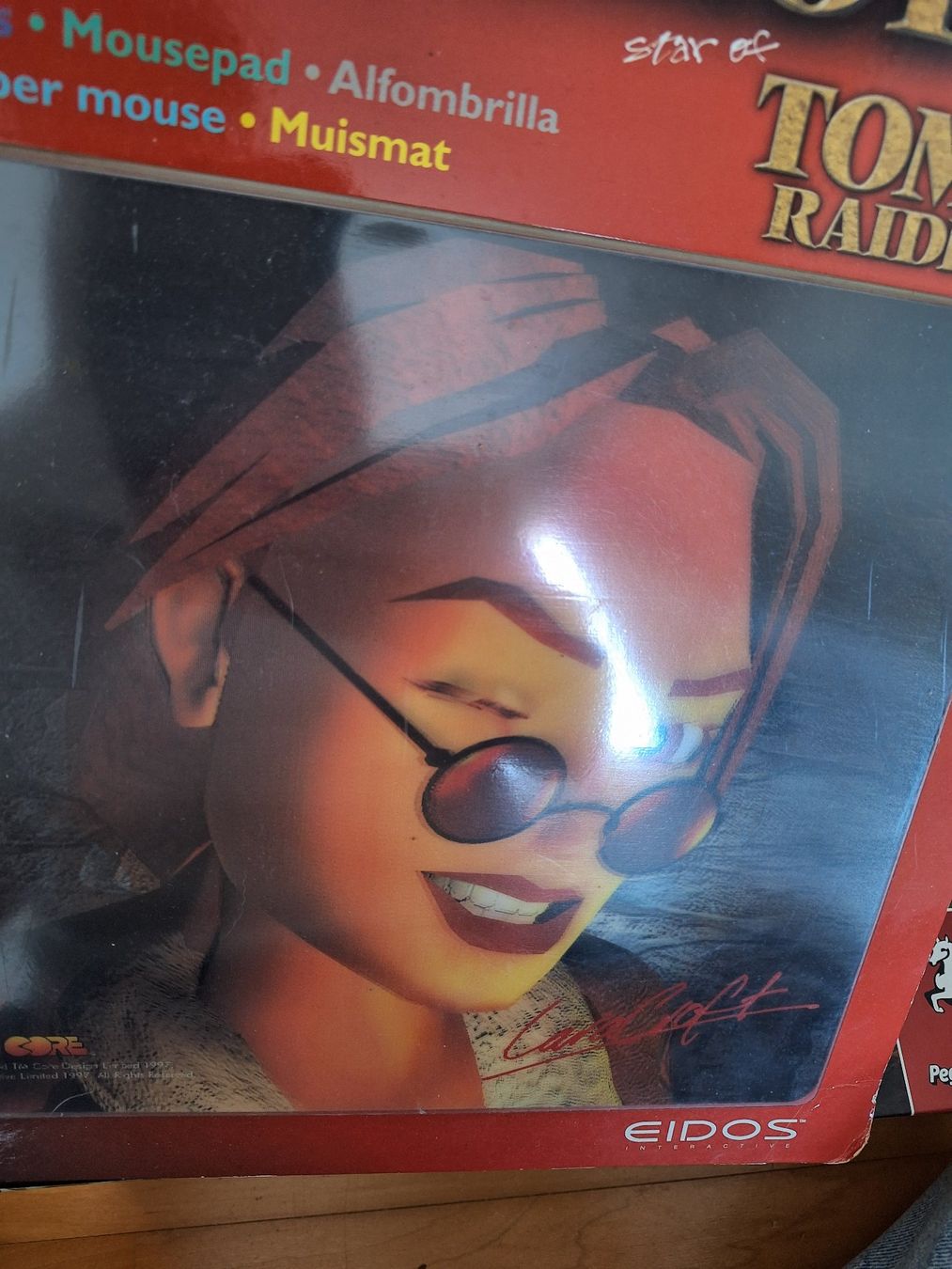 Giochi: Tomb Raider - Vintage Original Stuff Mouse Mat "SEALED" – Usato da Altstätten SG venduto da GGsGameshop 2