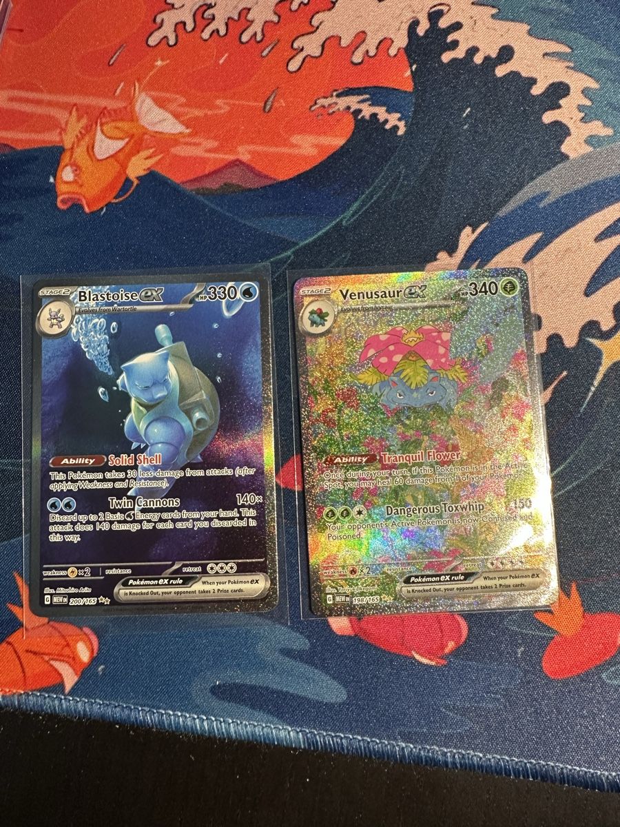 Pokémon Carte collezionabili: Pokemon Karten: Venusaur ex & Blastoise ex - Selten! 151 Set – Nuovo (secondo la descrizione) da Muttenz venduto da keve999 2