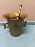 Antiker Apotheken Mörser Messing