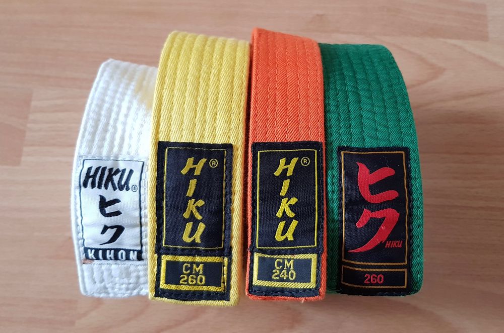 Kwon Budo-Gürtel 2-farbig | 320 Grün-blau Kampfsport Gürtel