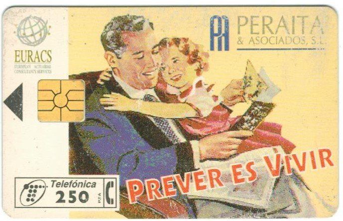 Schede telefoniche: Privat Telefonkarte Spanien Peraita – Usato da Zürich venduto da Tolima194