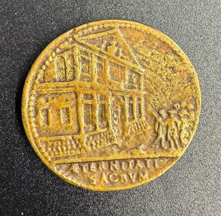 Gussmedaille von Giovanni da Cavino 2