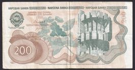 Jugoslawien 200 Dinara 1990