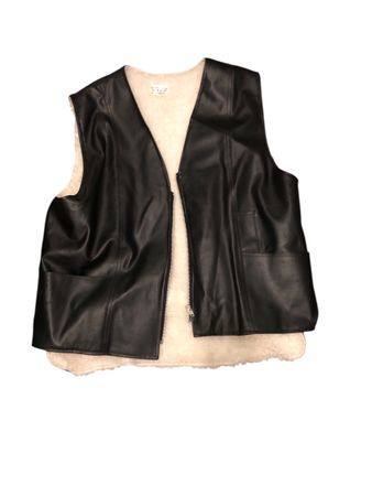 Asko Schaffeschutzweste, Leder & Wolle, Gr. 4(62/64)