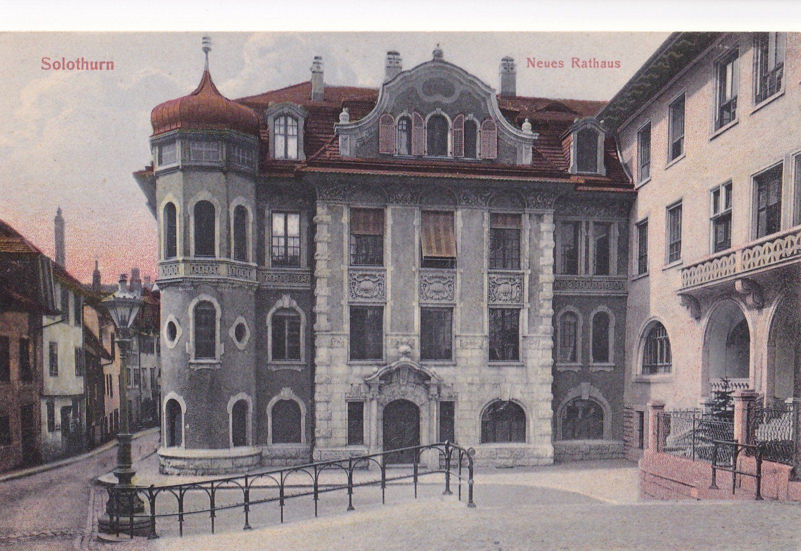 Cartoline postali: Solothurn Neues Rathaus – Usato da Olten venduto da clotaldi