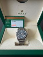 Armbanduhr Rolex Sky-Dweller Stahl mit Box und Karte