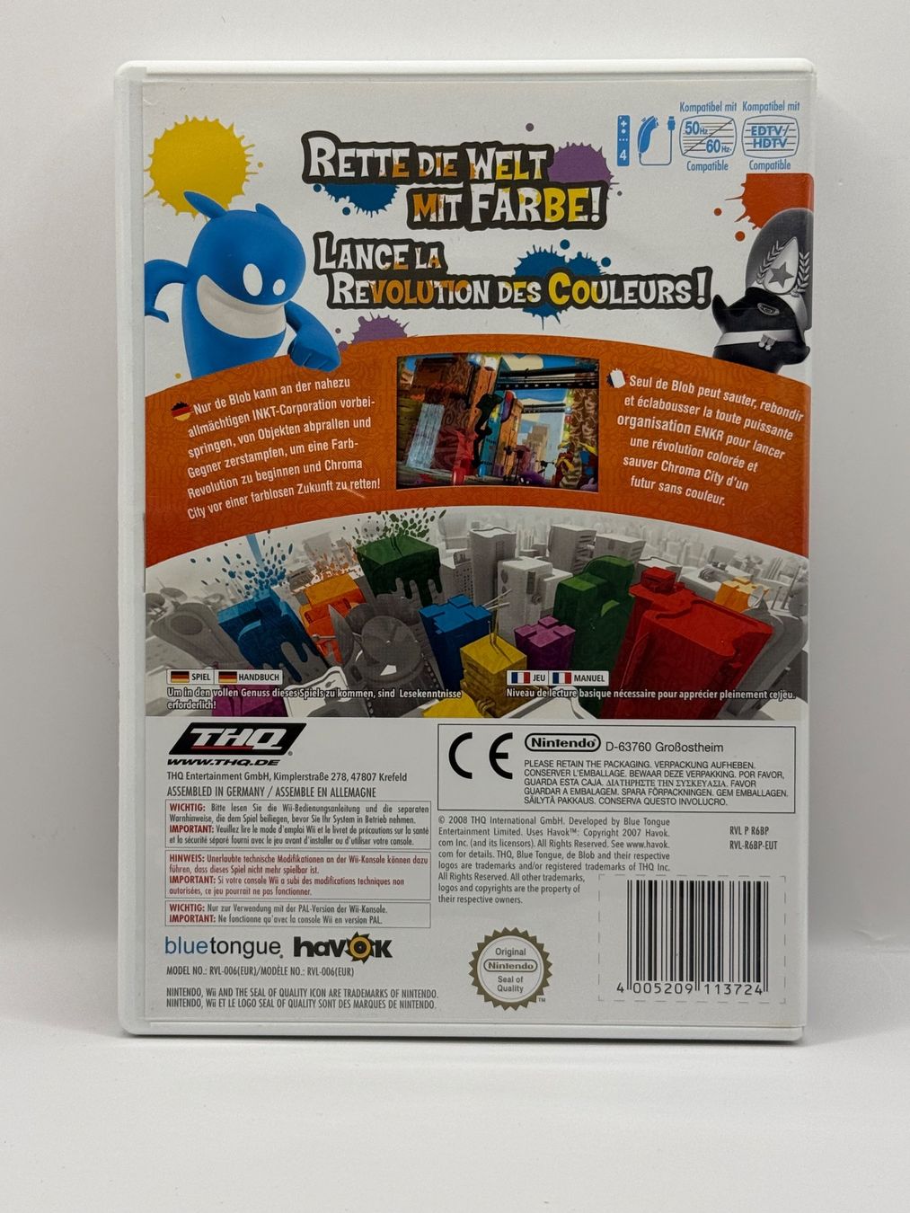 Nintendo Giochi: De Blob - Nintendo Wii – Usato da Dietikon venduto da gab_qz7y 1