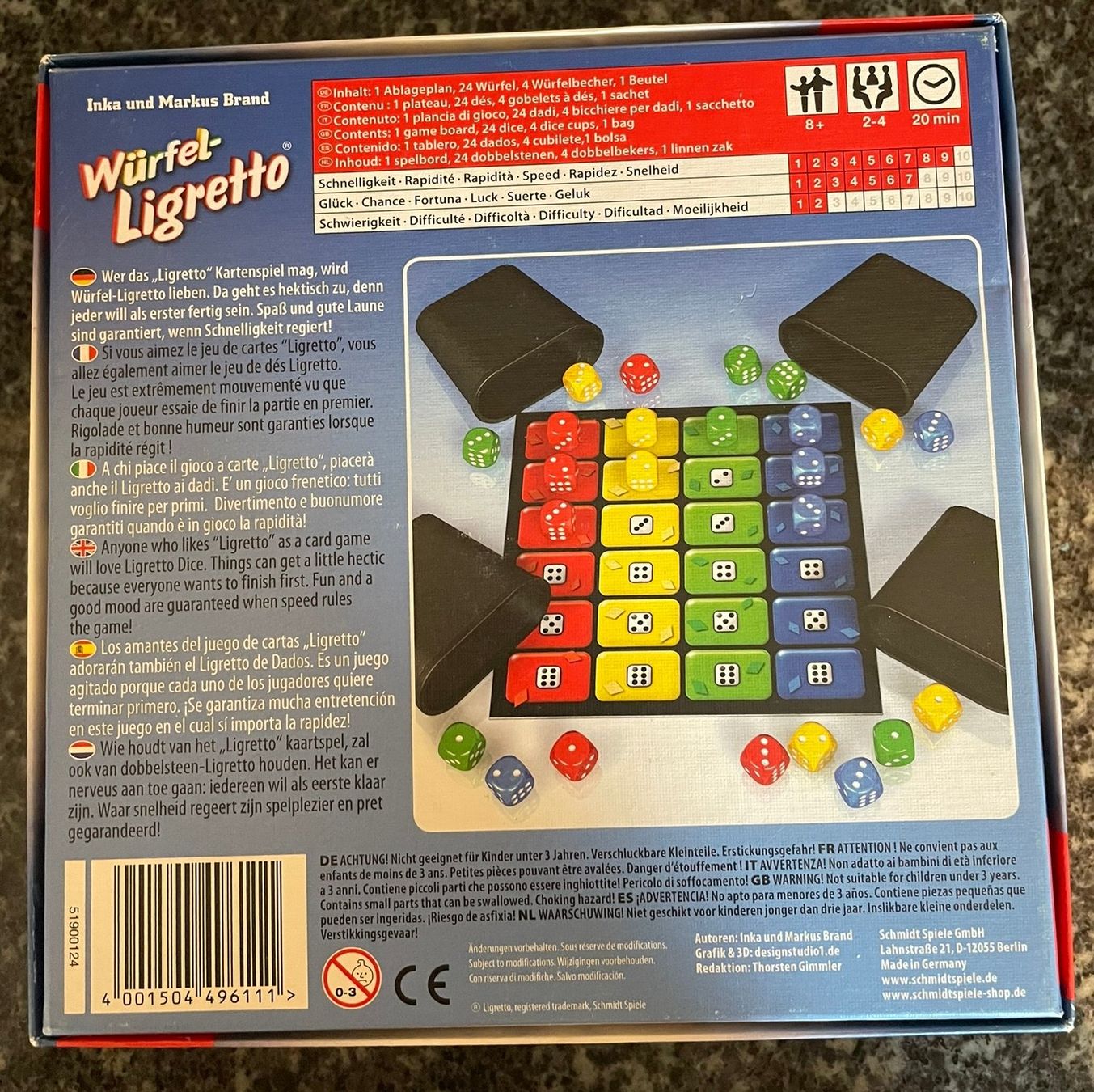 Giochi: Würfel-Ligretto – Usato da Sachseln venduto da Quaker0 2