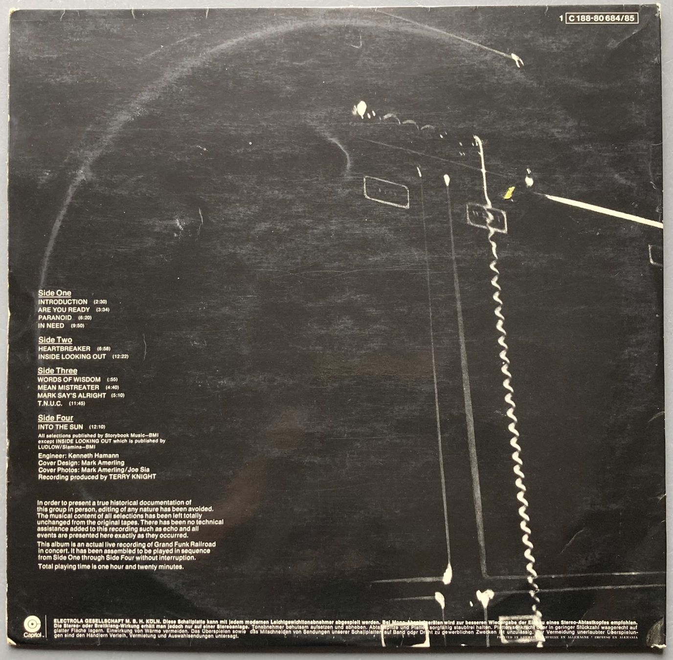 Schallplatten: GRAND FUNK - LIVE ALBUM – Gebraucht aus Poliez-Pittet von Newtown-Records 1