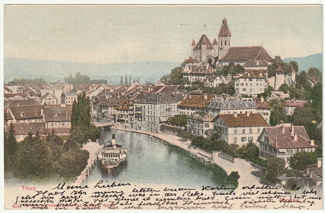 Cartes postales: Kolorierte AK Thun 1902 – D'occasion à Fislisbach par Zigzag12