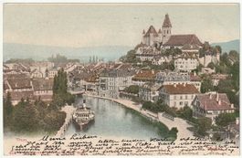 Kolorierte AK Thun 1902