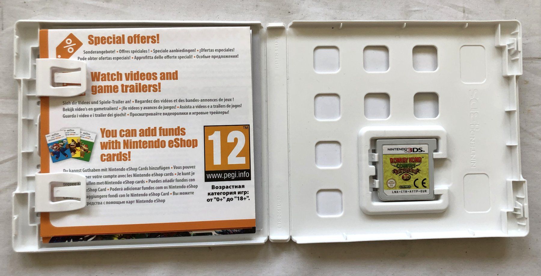 Nintendo Giochi: Nintendo 3DS - Donkey Kong Country Returns 3D – Usato da Schaffhausen venduto da durruti 1