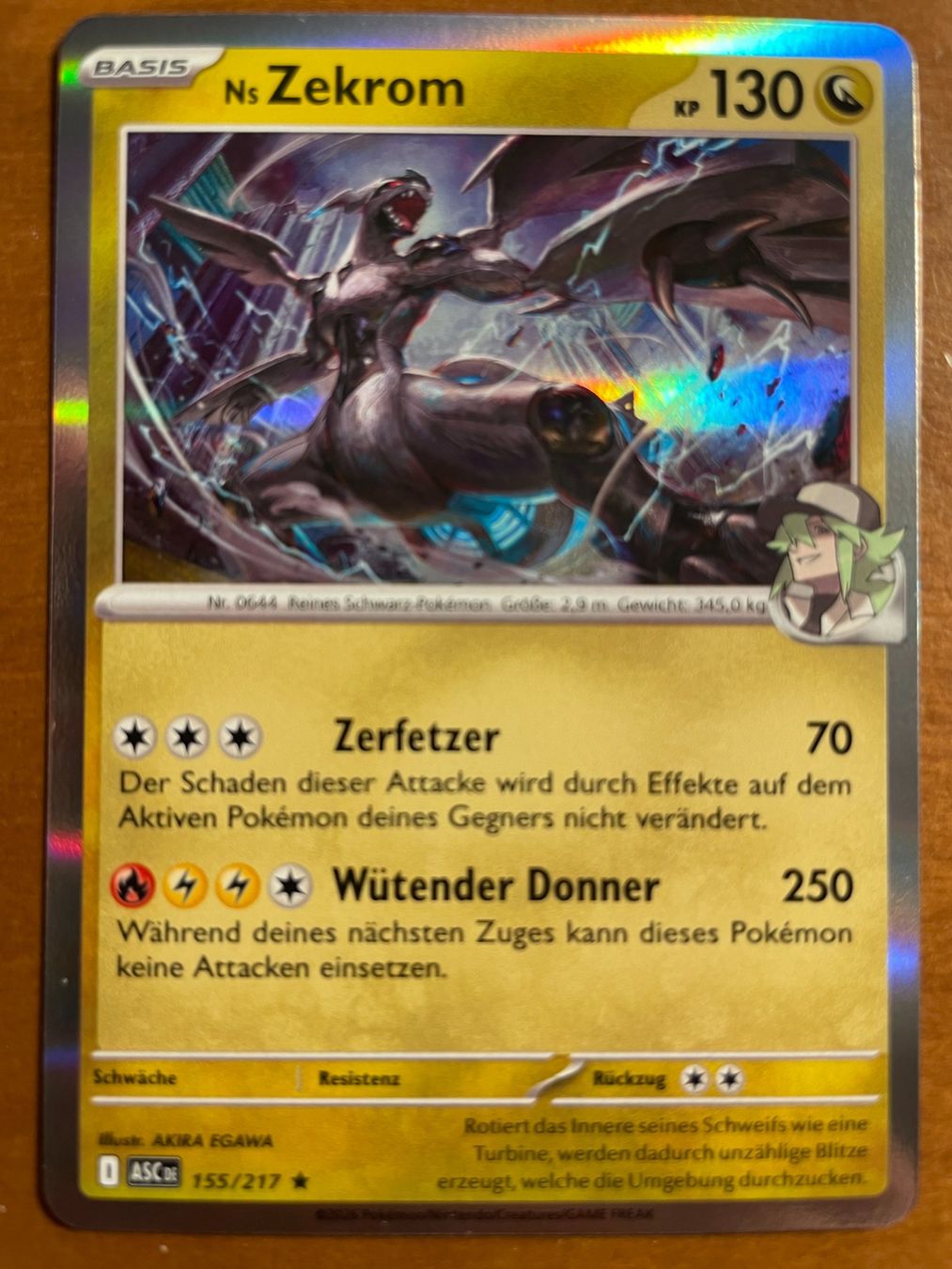 Pokémon Carte collezionabili: Pokemon Ns Zekrom Holo (Versand gratis) – Nuovo (secondo la descrizione) da Chur venduto da Angerson