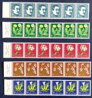 1960 Pro Juventute - Gartenblumen 6er  Block **