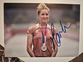 Marlen Reusser Autogramm Rad Olympia Silber persön getroffen