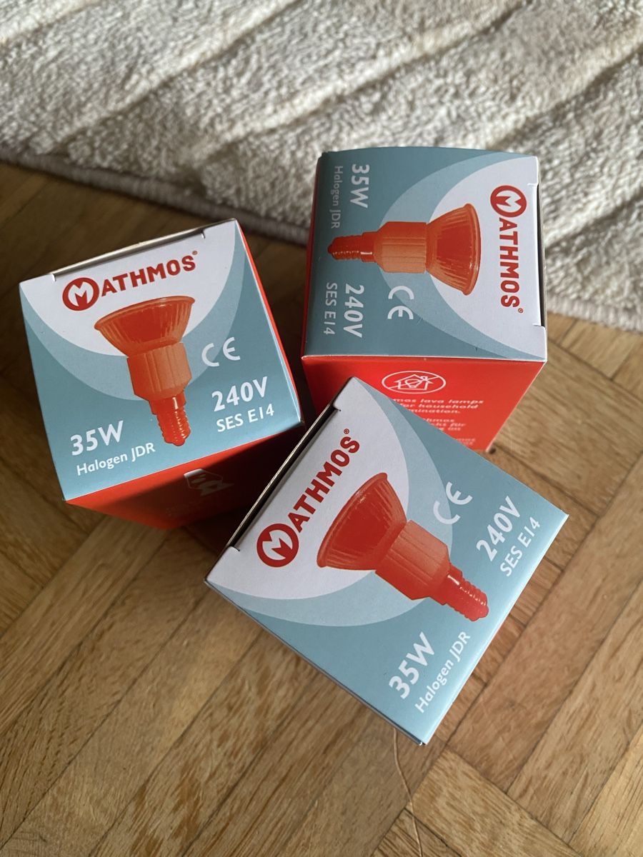 Mathmos Lampade: Mathmos Glühbirnen E14 – Nuovo e nell'imballaggio originale da Hinwil venduto da dodobird96__