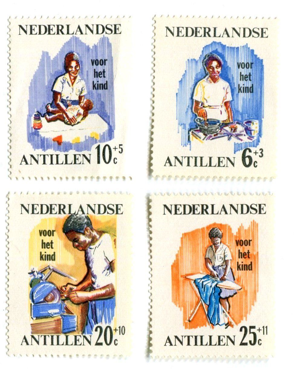 Tutti i francobolli: Briefmarken "Berufe". Niederländische Antillen – Nuovo e nell'imballaggio originale da Basel venduto da Butsch5