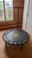 Fitness Trampolin mit Haltegriff