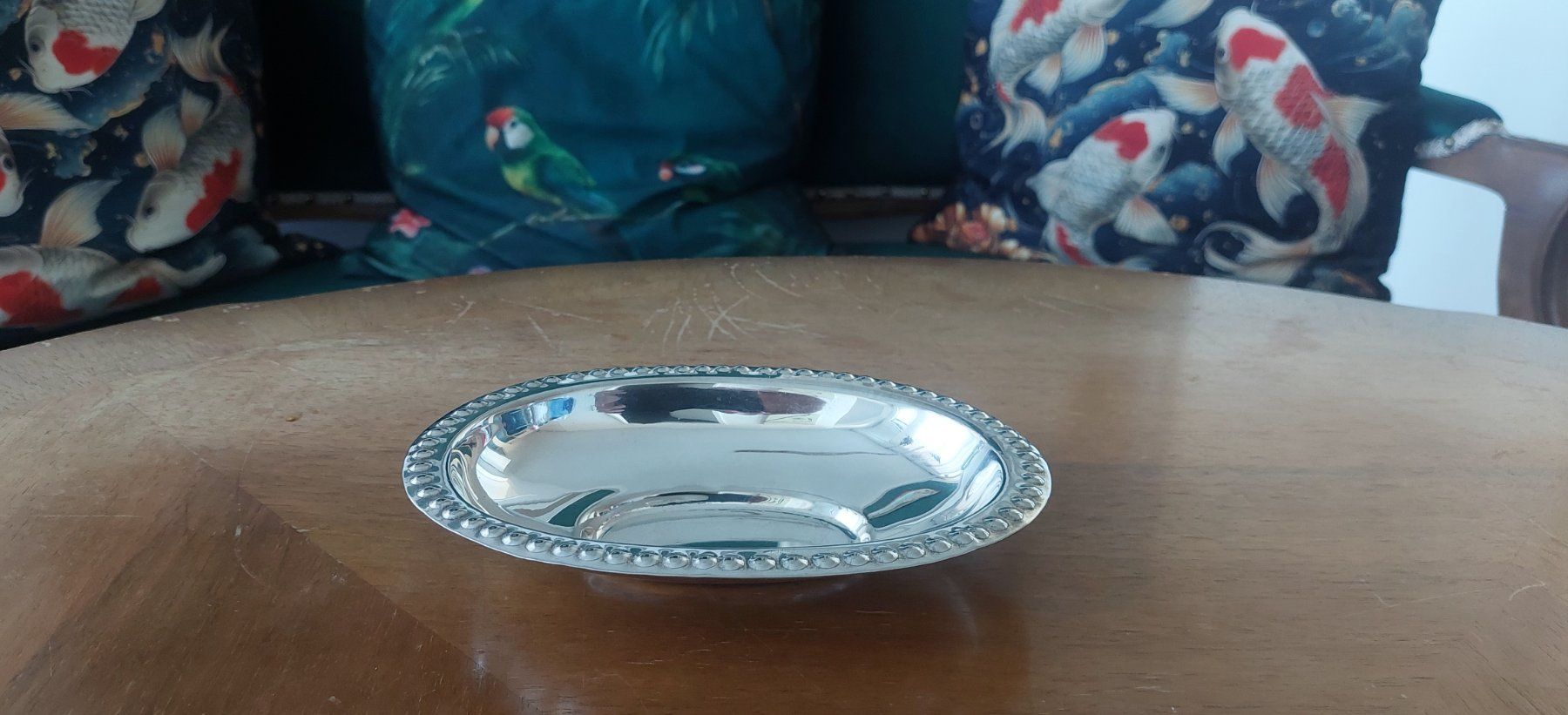 Piatti di portata: Antike Servierschale Old Sheffield Silber Perlrand 16cm – Usato da Balterswil venduto da Ramon1983