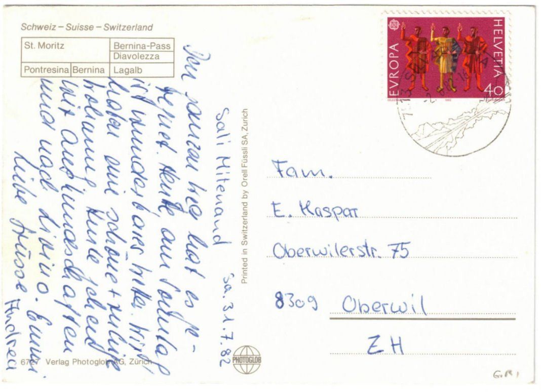 Cartes postales: St. Moritz - 6 Bild AK Berninapass – D'occasion à Binningen par Mountainrider 1