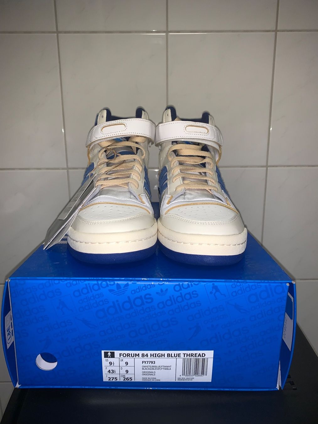 Adidas Herrenschuhe: Adidas Forum High Blue Thread 84 Grösse US 9,5 – Neu und originalverpackt aus Tuggen von Kawest0 3