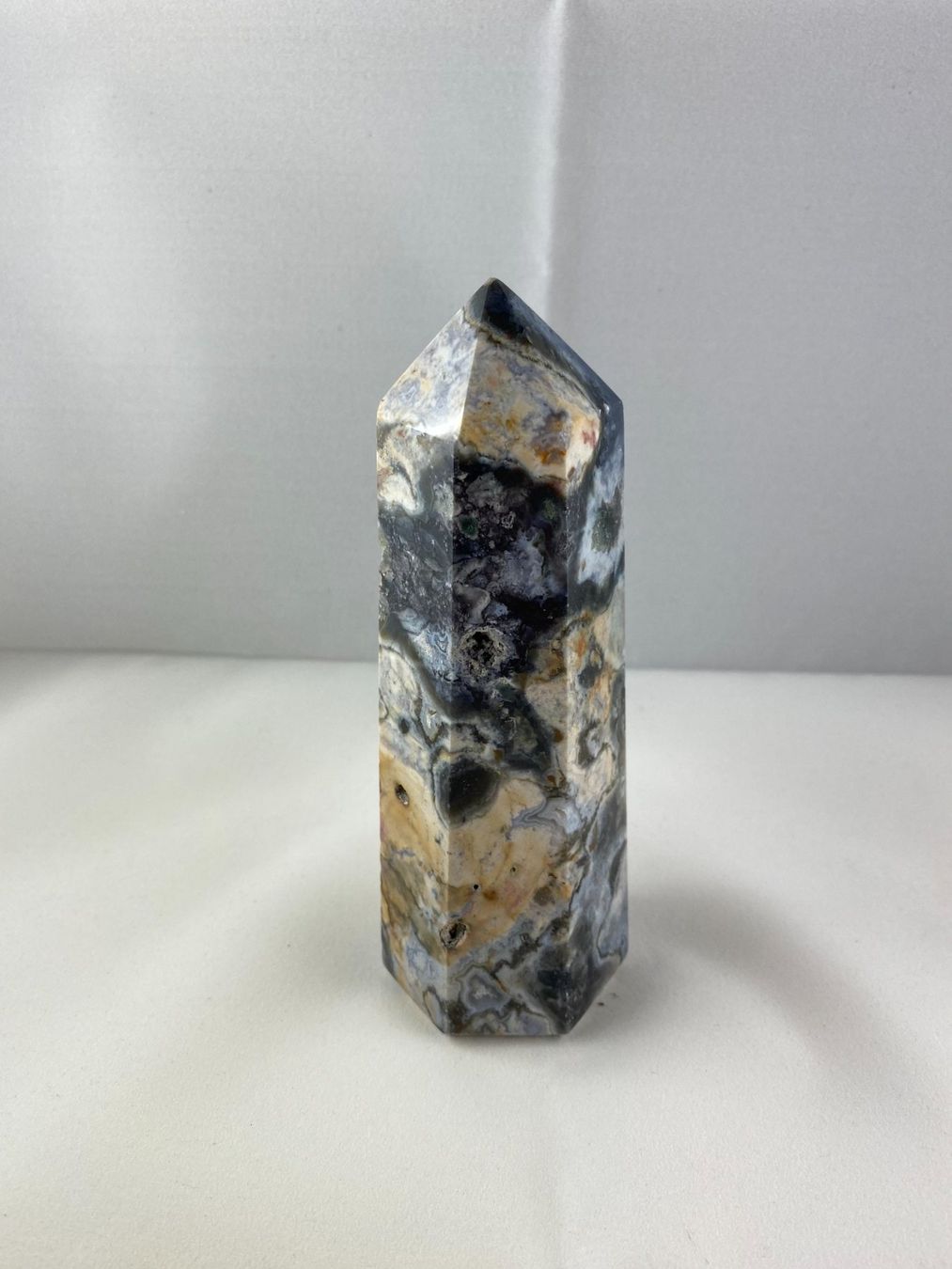Minerali & Pietre curative: Ocean Jasper 5.1cm 4.3cm 14.5cm 495g – Usato da Schinznach Bad venduto da Prosperos 2