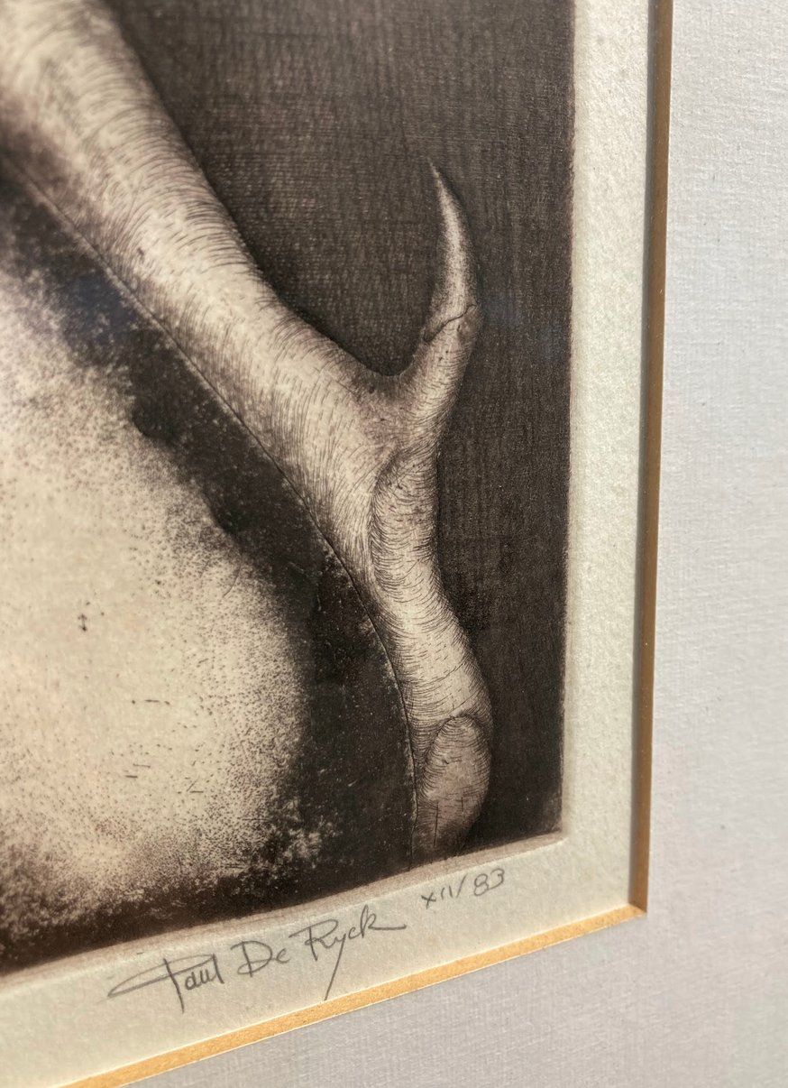 Incisioni: Paul de Ryck Gravure numérotée et signée 1983 – Usato da St-Cierges venduto da LeRegain 3