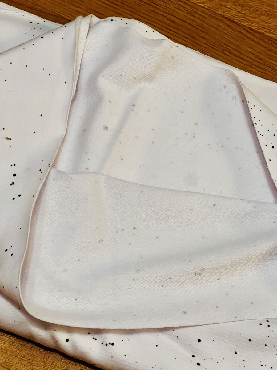 Tessuti: Jersey weiss schwarze Punkte // 1m x 1.5m – Nuovo (secondo la descrizione) da Basel venduto da Judihuilia 1