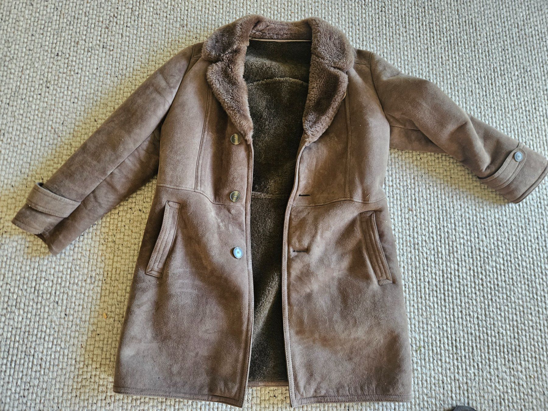 Giacche: Braune Wildlederjacke Herren Gr. 48 – Usato da Volketswil venduto da Lokitier