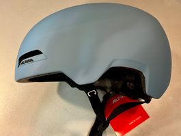 Alpina Fahrradhelm smoke/blue matt Grösse 52-57cm fabrikneu