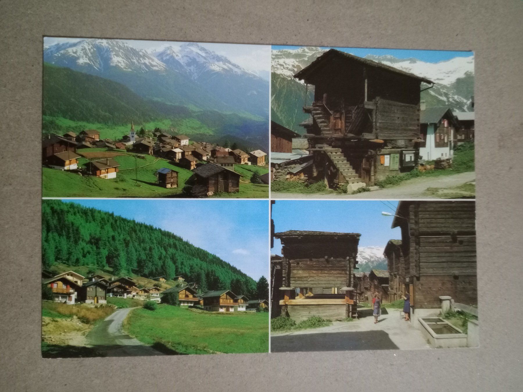 Cartoline postali: AK Bellwald Wallis mehrbildrig – Usato da Küttigen venduto da Melisch1000